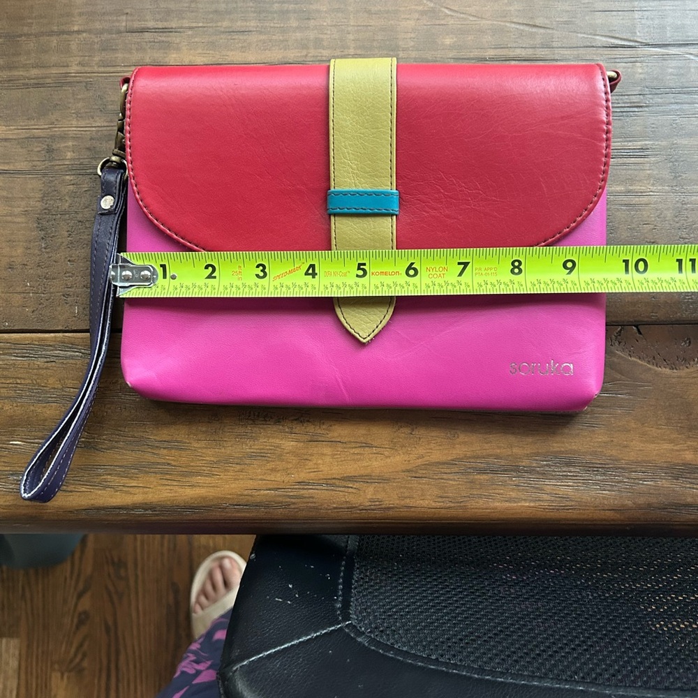 Soruka recycled leather handbag. Excellent condition. - Picture 5 of 7
